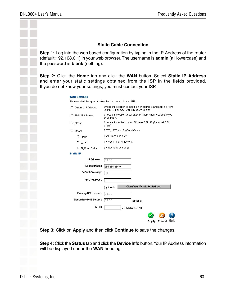 D-Link DI-LB604 User Manual | Page 63 / 92