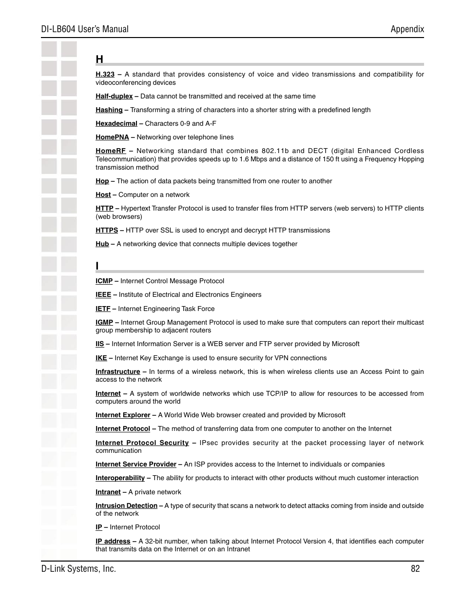 D-Link DI-LB604 User Manual | Page 82 / 92