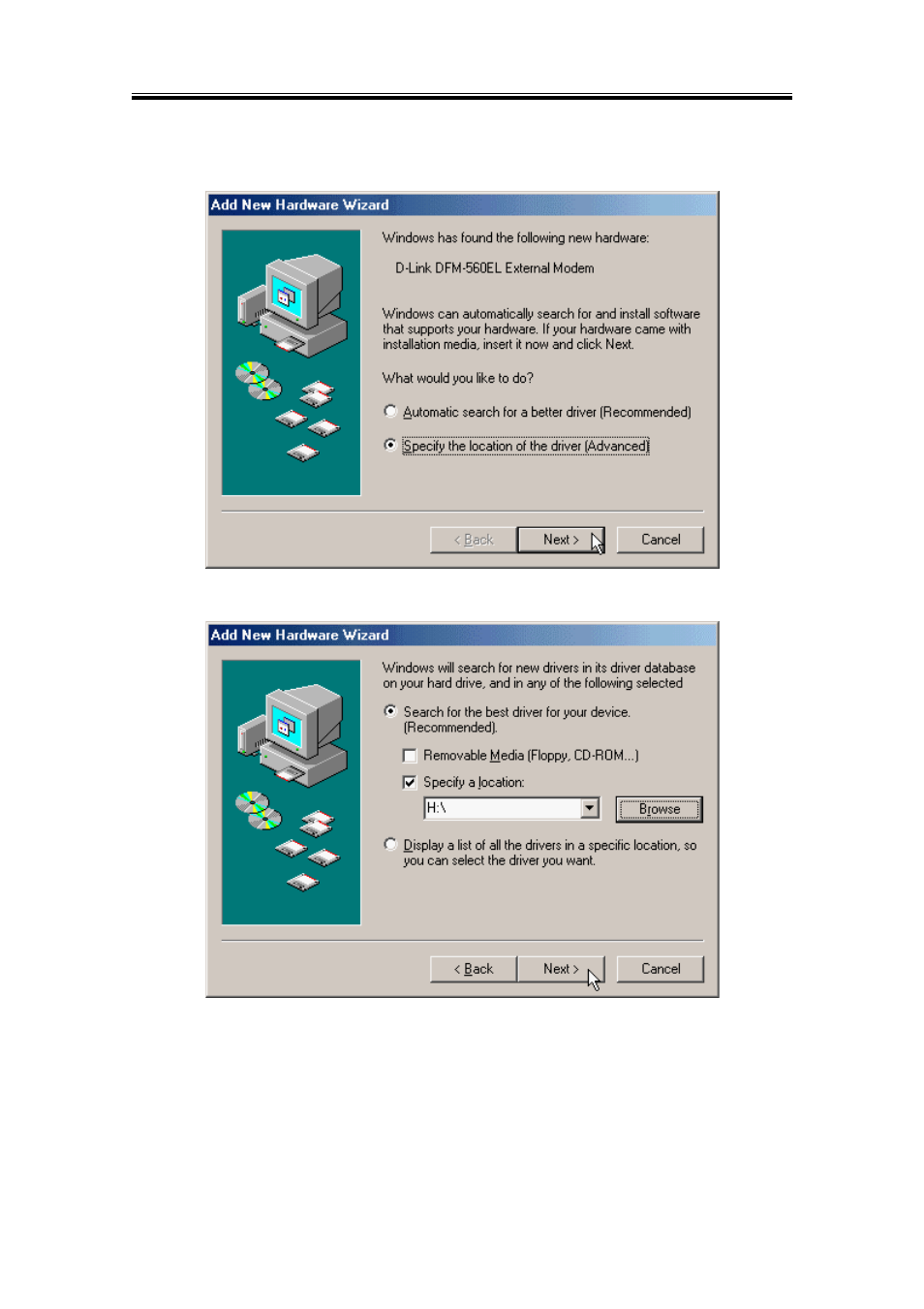 3 windows me | D-Link DFM-560EL User Manual | Page 17 / 71