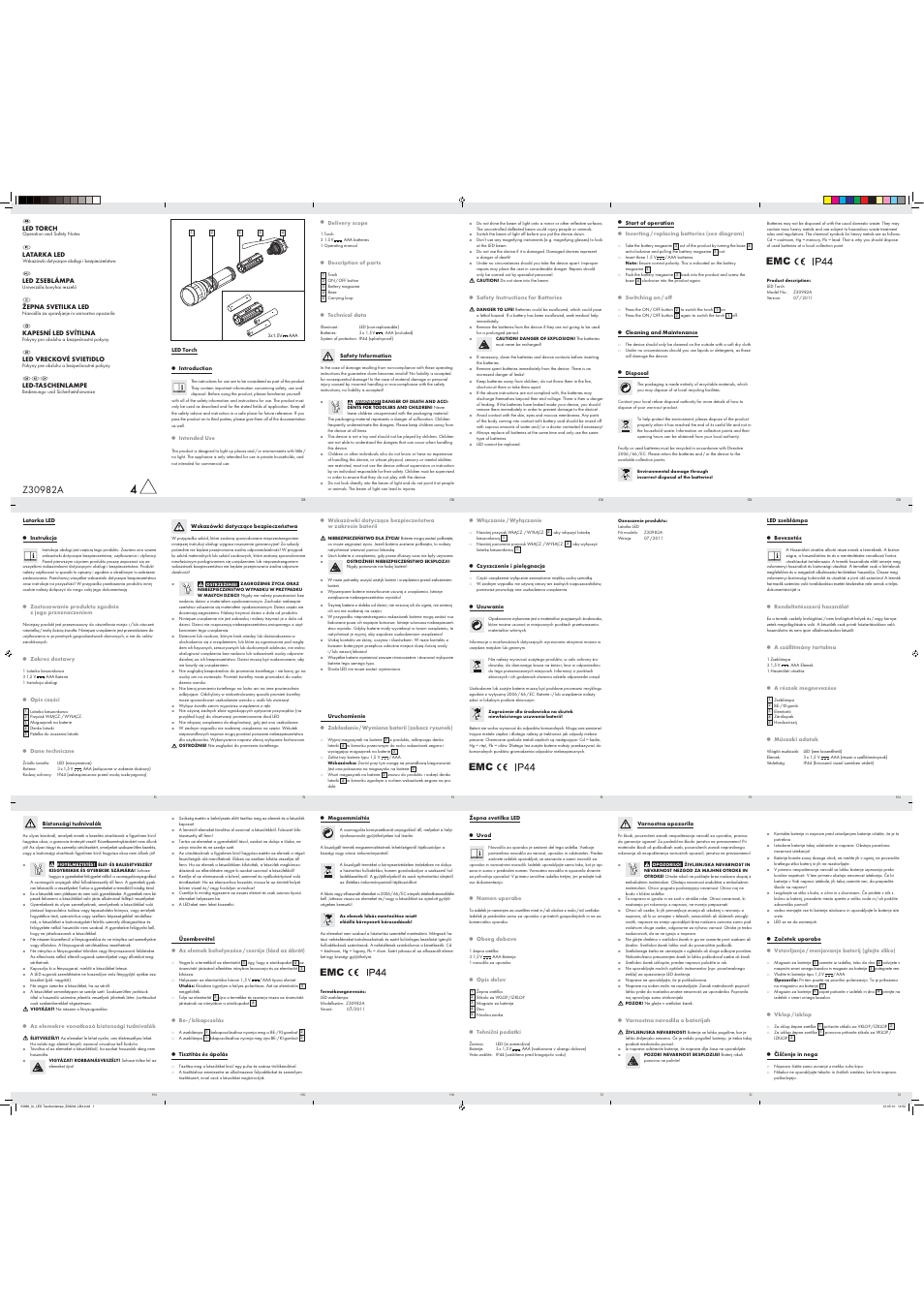 Livarno Z30982A User Manual | 2 pages