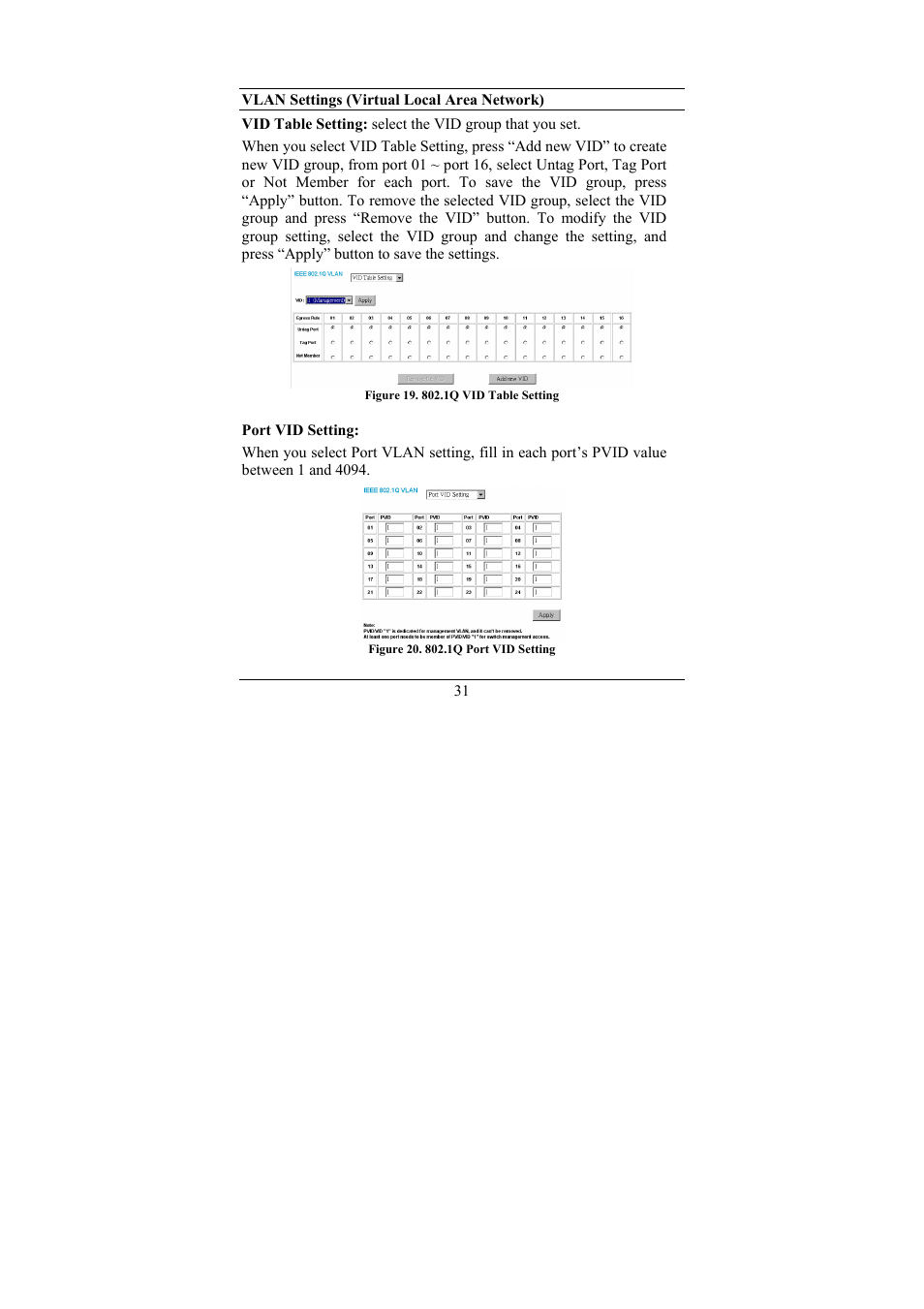 D-Link 16-Port 10/100/1000Mbps Gigabit Ethernet Switch + 2-Port Mini GBIC Web-Smart Switch DGS-1216T User Manual | Page 37 / 61