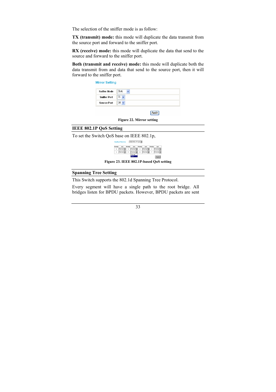 D-Link 16-Port 10/100/1000Mbps Gigabit Ethernet Switch + 2-Port Mini GBIC Web-Smart Switch DGS-1216T User Manual | Page 39 / 61