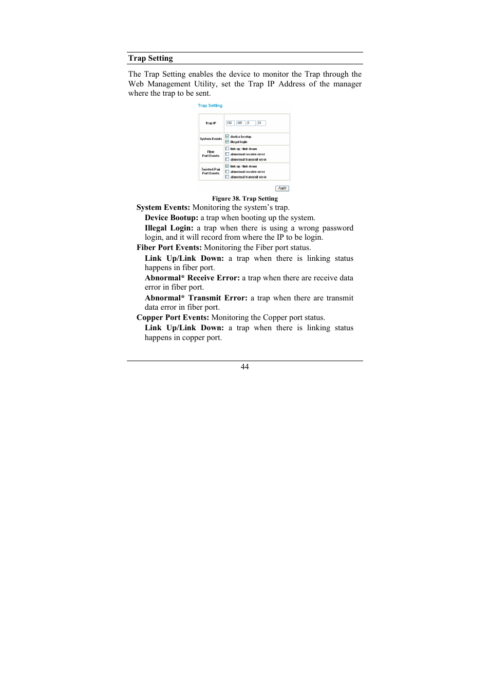 D-Link 16-Port 10/100/1000Mbps Gigabit Ethernet Switch + 2-Port Mini GBIC Web-Smart Switch DGS-1216T User Manual | Page 50 / 61