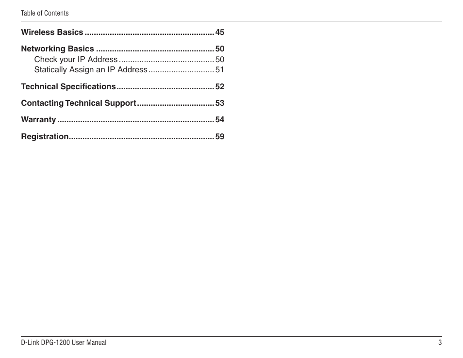 D-Link DPG-1200 User Manual | Page 3 / 59