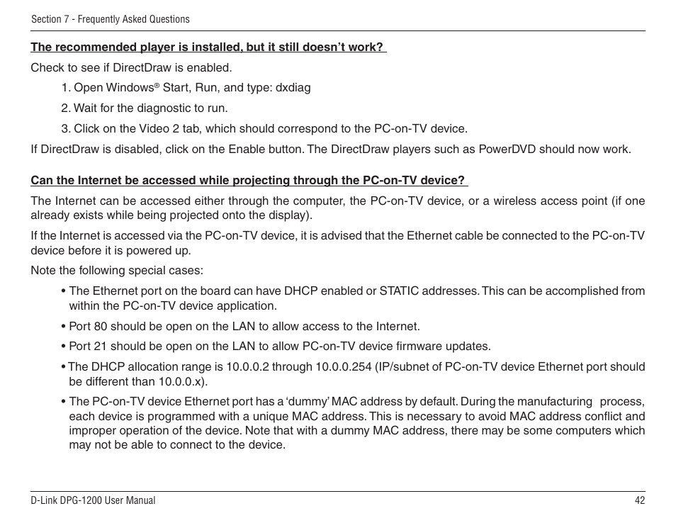 D-Link DPG-1200 User Manual | Page 42 / 59