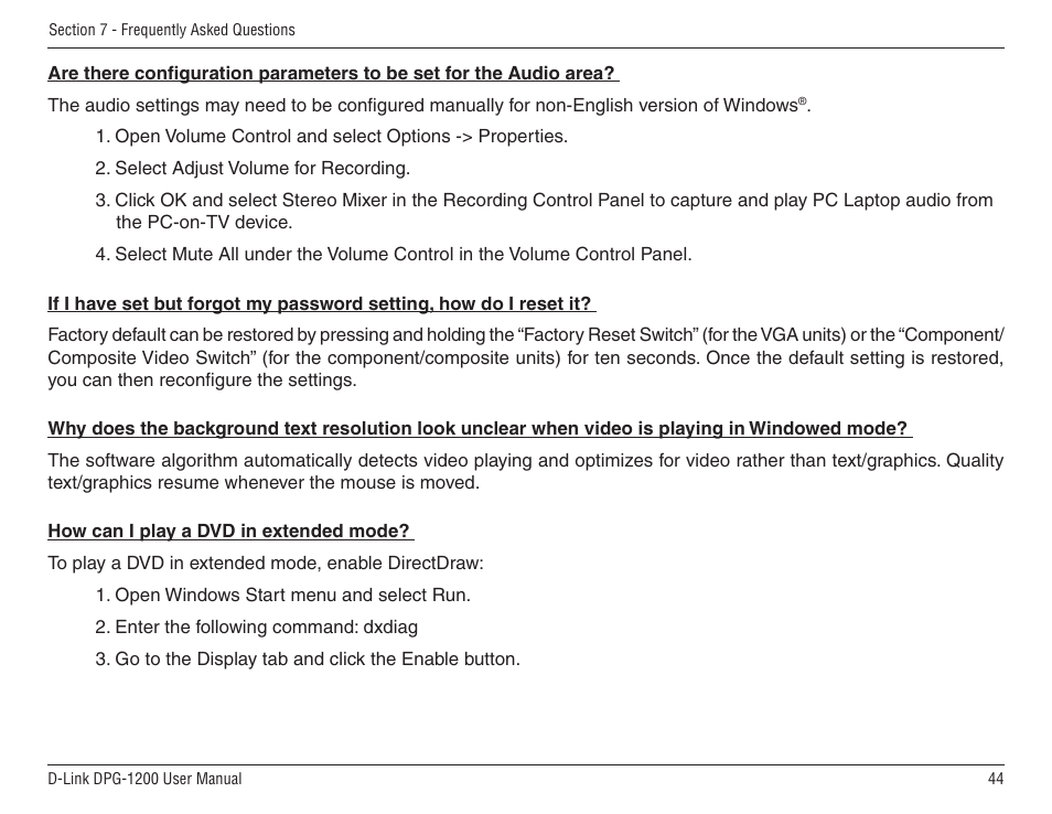 D-Link DPG-1200 User Manual | Page 44 / 59