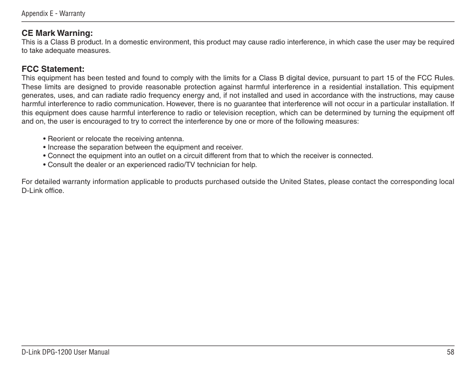 D-Link DPG-1200 User Manual | Page 58 / 59