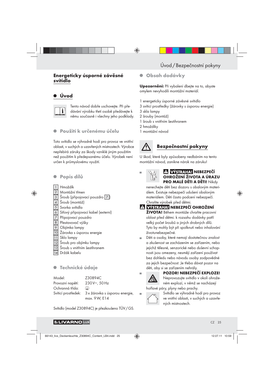 Livarno Z30894C User Manual | Page 23 / 44