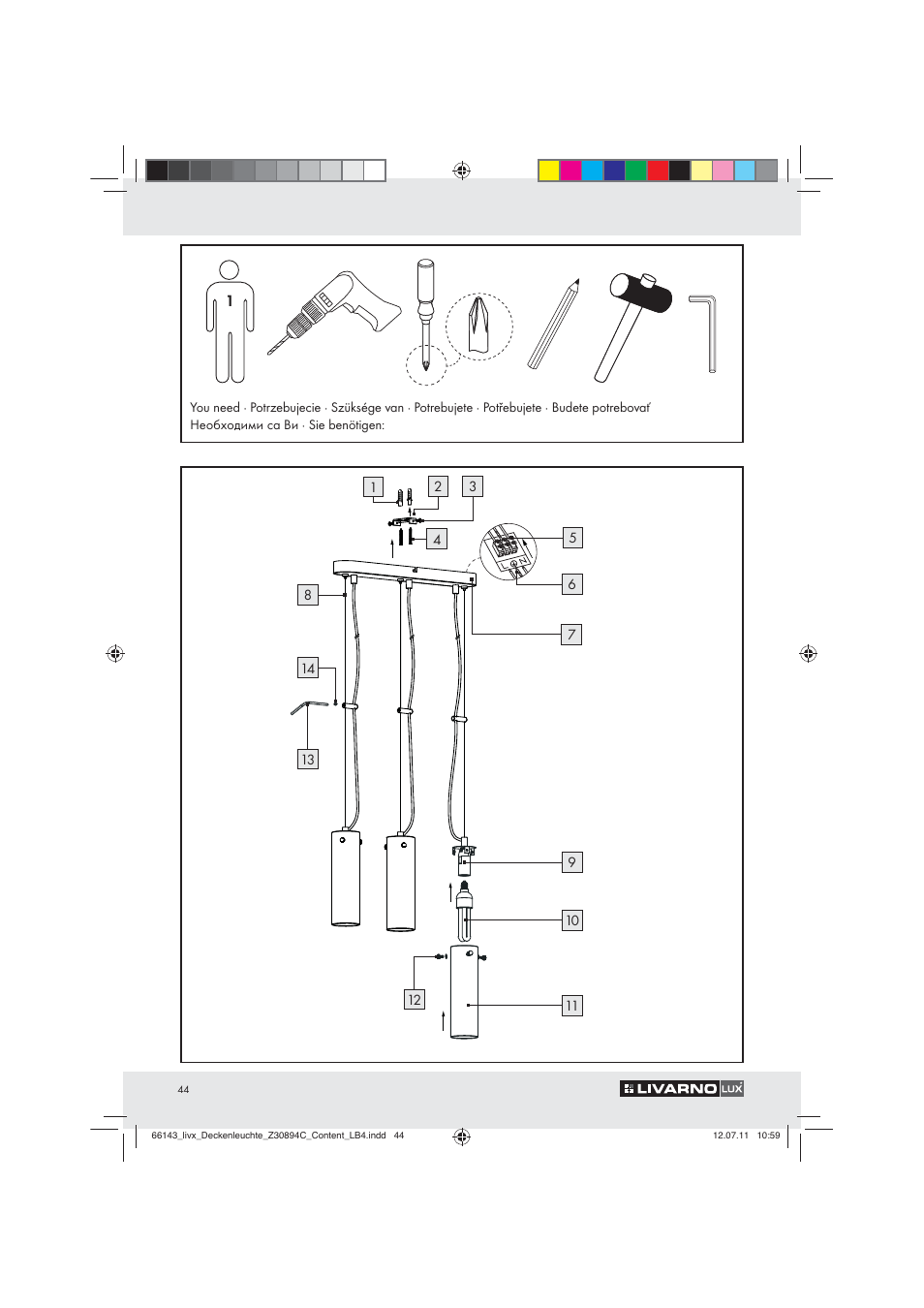 Livarno Z30894C User Manual | Page 42 / 44