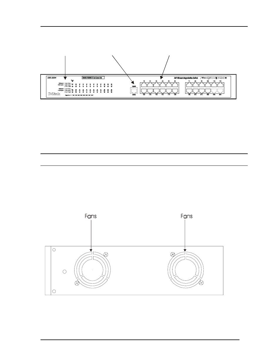 Side panels | D-Link DES-3224 User Manual | Page 13 / 75