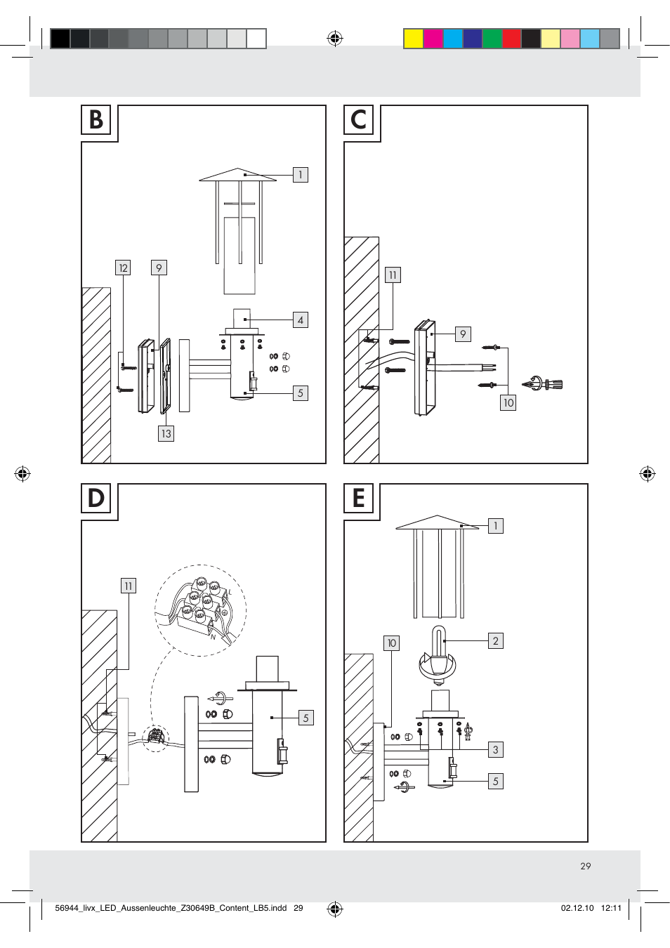 Livarno Wall Light User Manual | Page 27 / 28