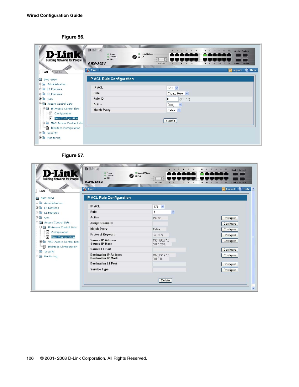 D-Link UNIFIED WIRED & WIRELESS ACCESS SYSTEM DWS-3000 User Manual | Page 106 / 174