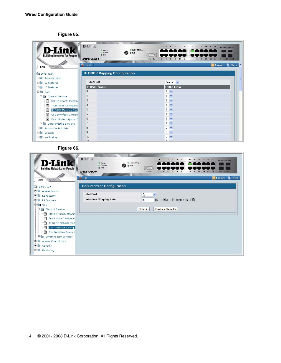 D-Link UNIFIED WIRED & WIRELESS ACCESS SYSTEM DWS-3000 User Manual | Page 114 / 174