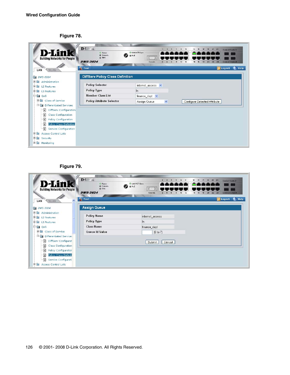 D-Link UNIFIED WIRED & WIRELESS ACCESS SYSTEM DWS-3000 User Manual | Page 126 / 174