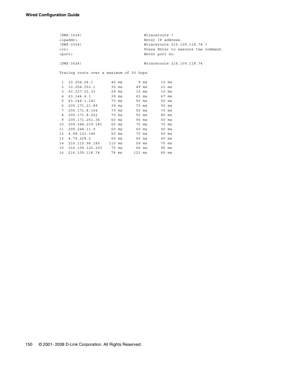 D-Link UNIFIED WIRED & WIRELESS ACCESS SYSTEM DWS-3000 User Manual | Page 150 / 174
