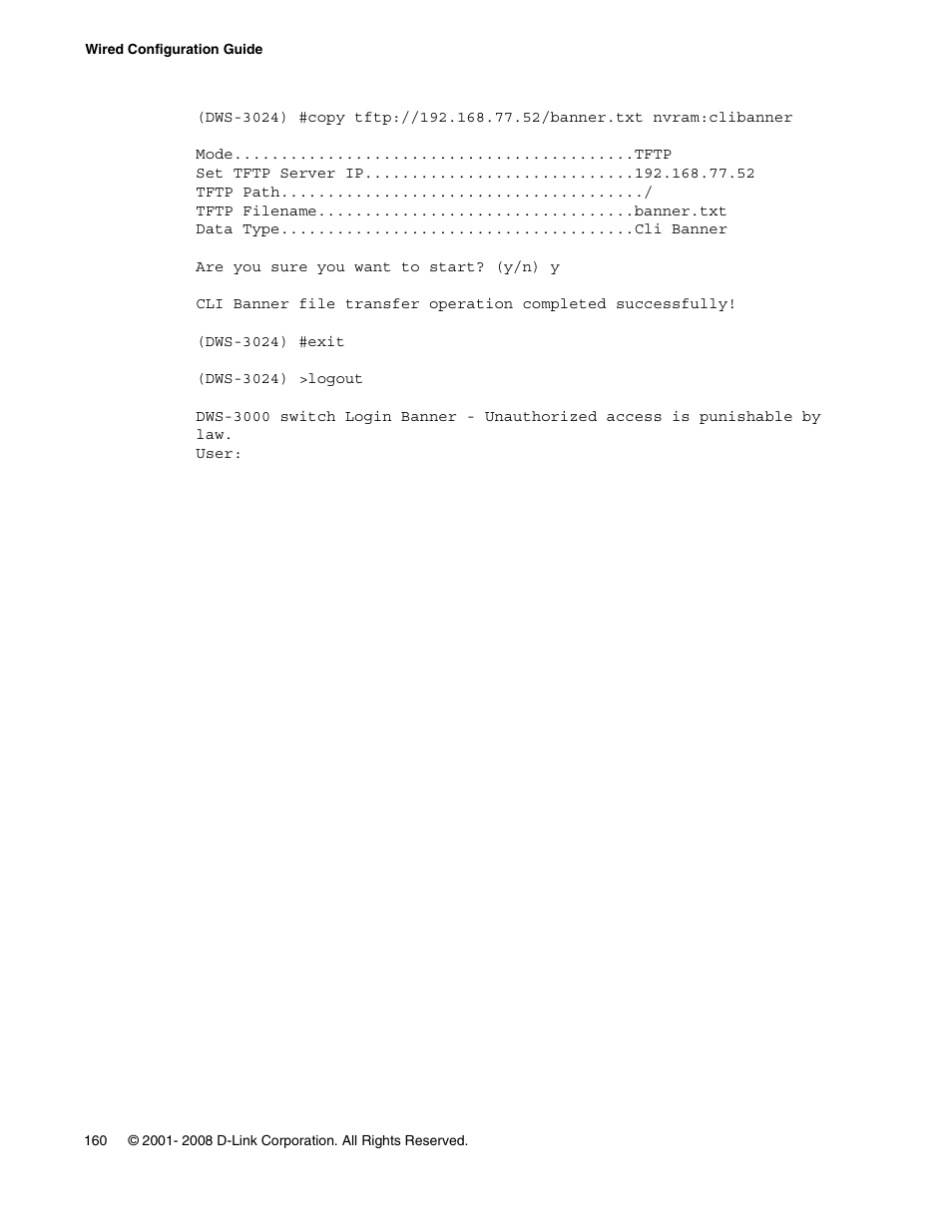 D-Link UNIFIED WIRED & WIRELESS ACCESS SYSTEM DWS-3000 User Manual | Page 160 / 174