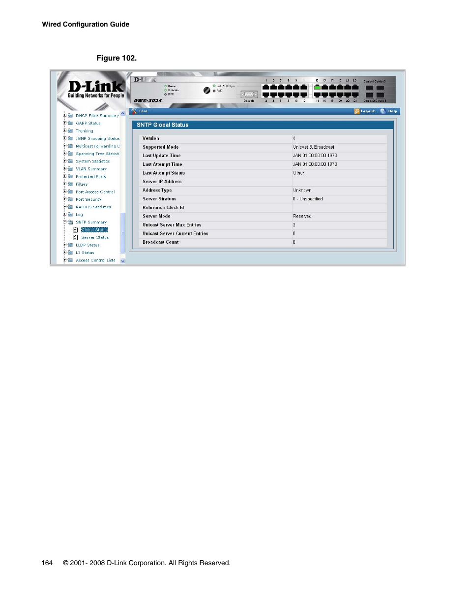 D-Link UNIFIED WIRED & WIRELESS ACCESS SYSTEM DWS-3000 User Manual | Page 164 / 174