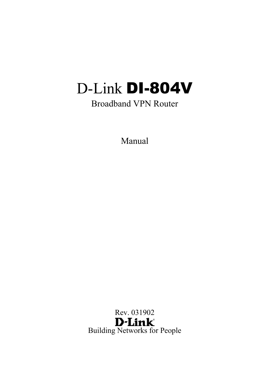 D-Link DI-804V User Manual | 52 pages