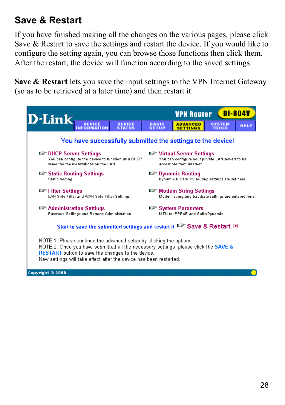 D-Link DI-804V User Manual | Page 28 / 52