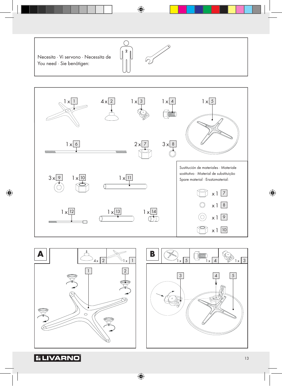 Livarno Z15007 User Manual | Page 13 / 18