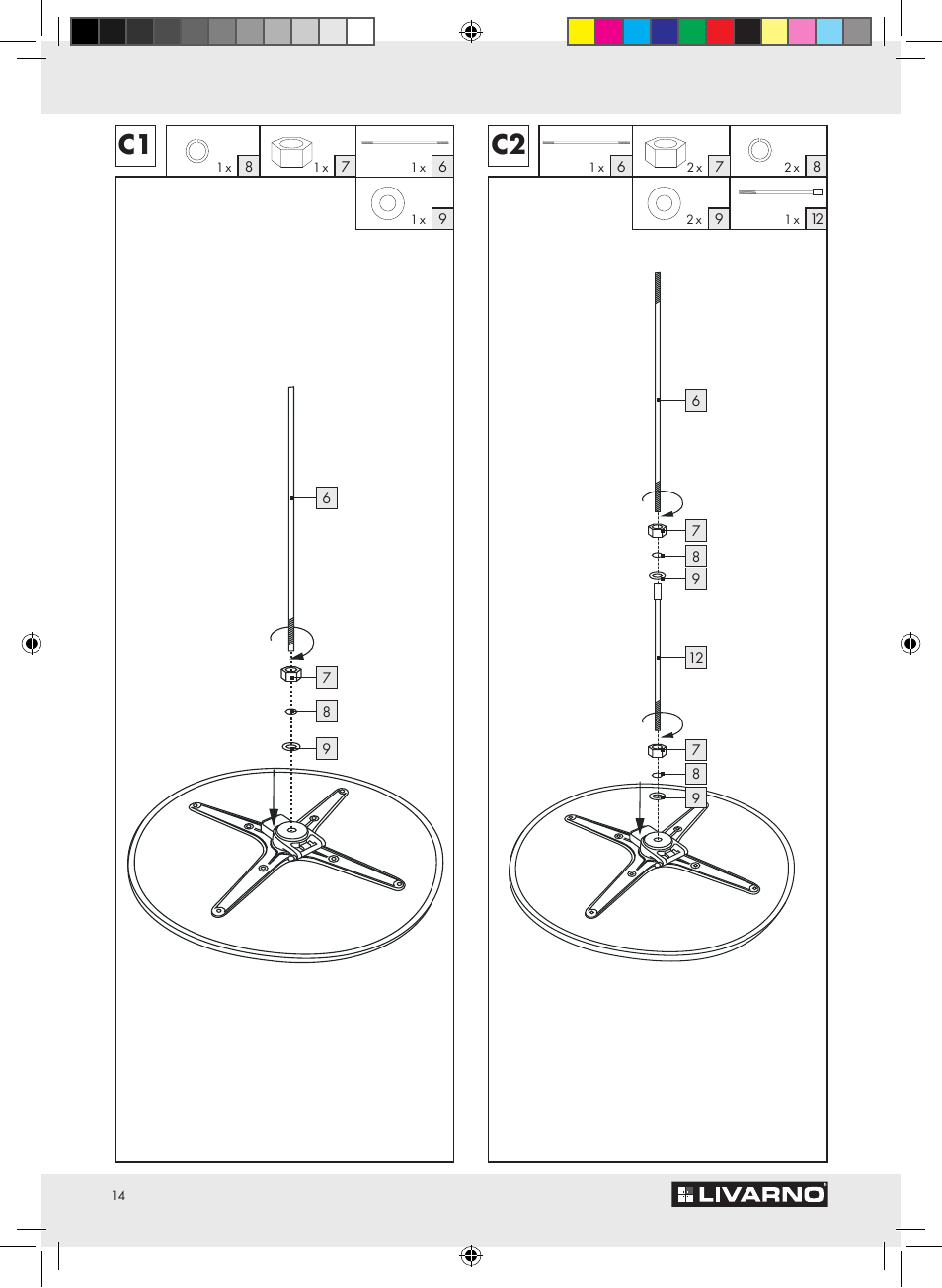 Livarno Z15007 User Manual | Page 14 / 18