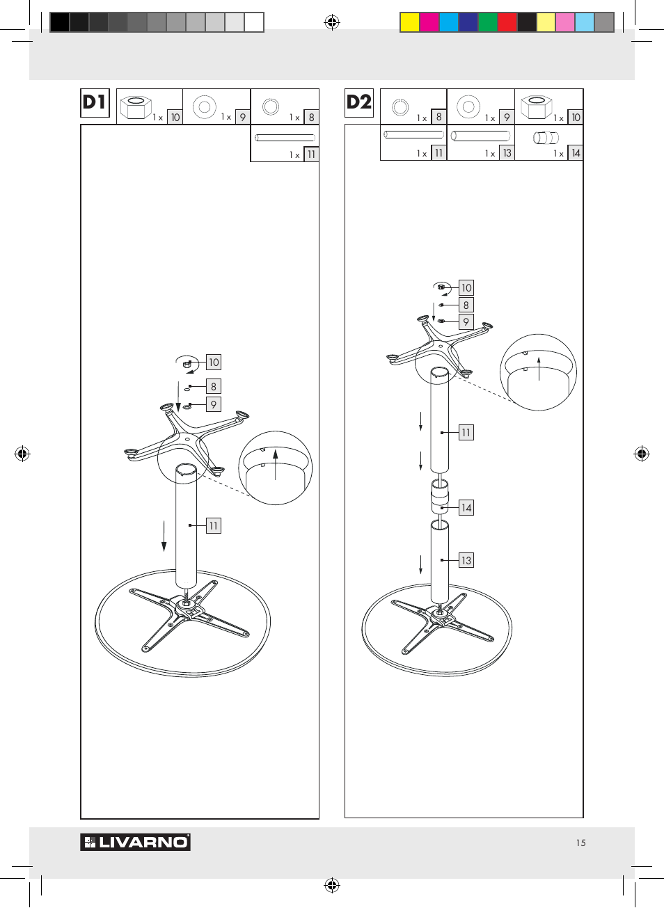 Livarno Z15007 User Manual | Page 15 / 18