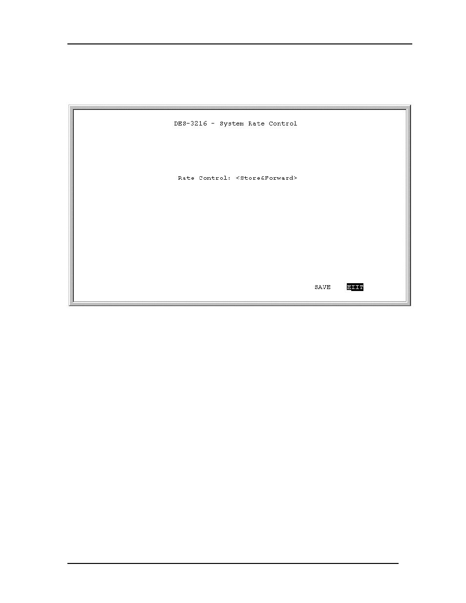 System rate control | D-Link DES-3216 User Manual | Page 34 / 70