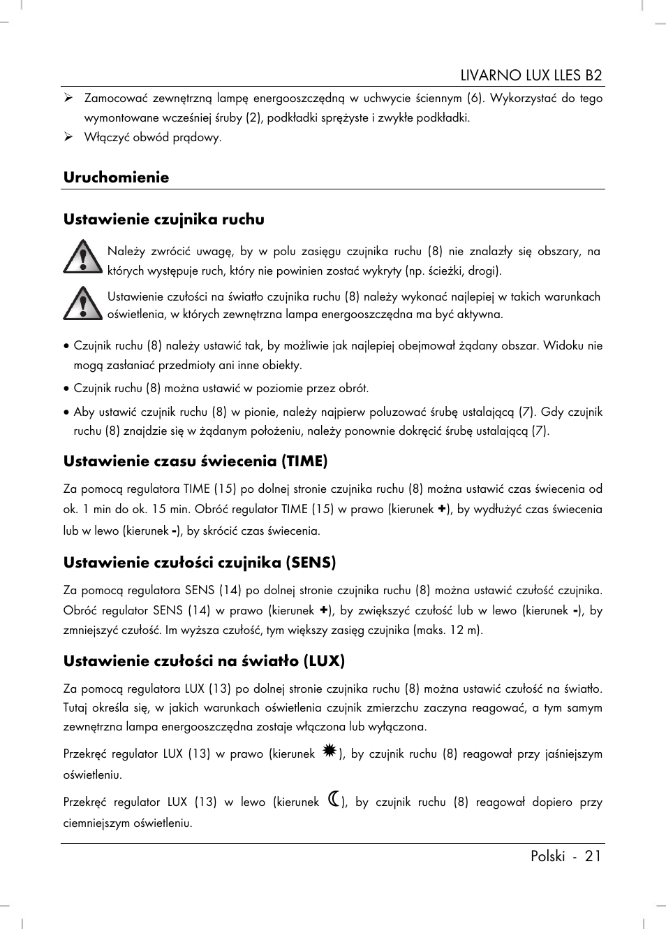 Livarno LLES B2 User Manual | Page 23 / 86