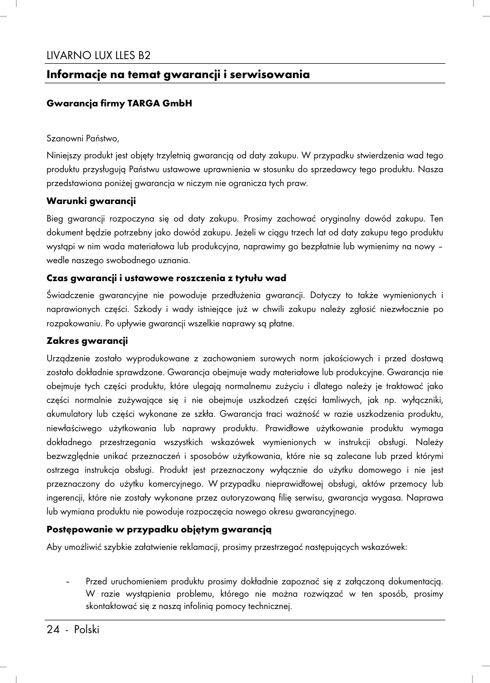 Livarno LLES B2 User Manual | Page 26 / 86