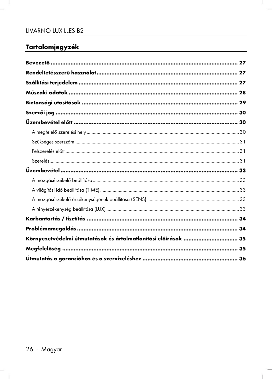 Livarno LLES B2 User Manual | Page 28 / 86