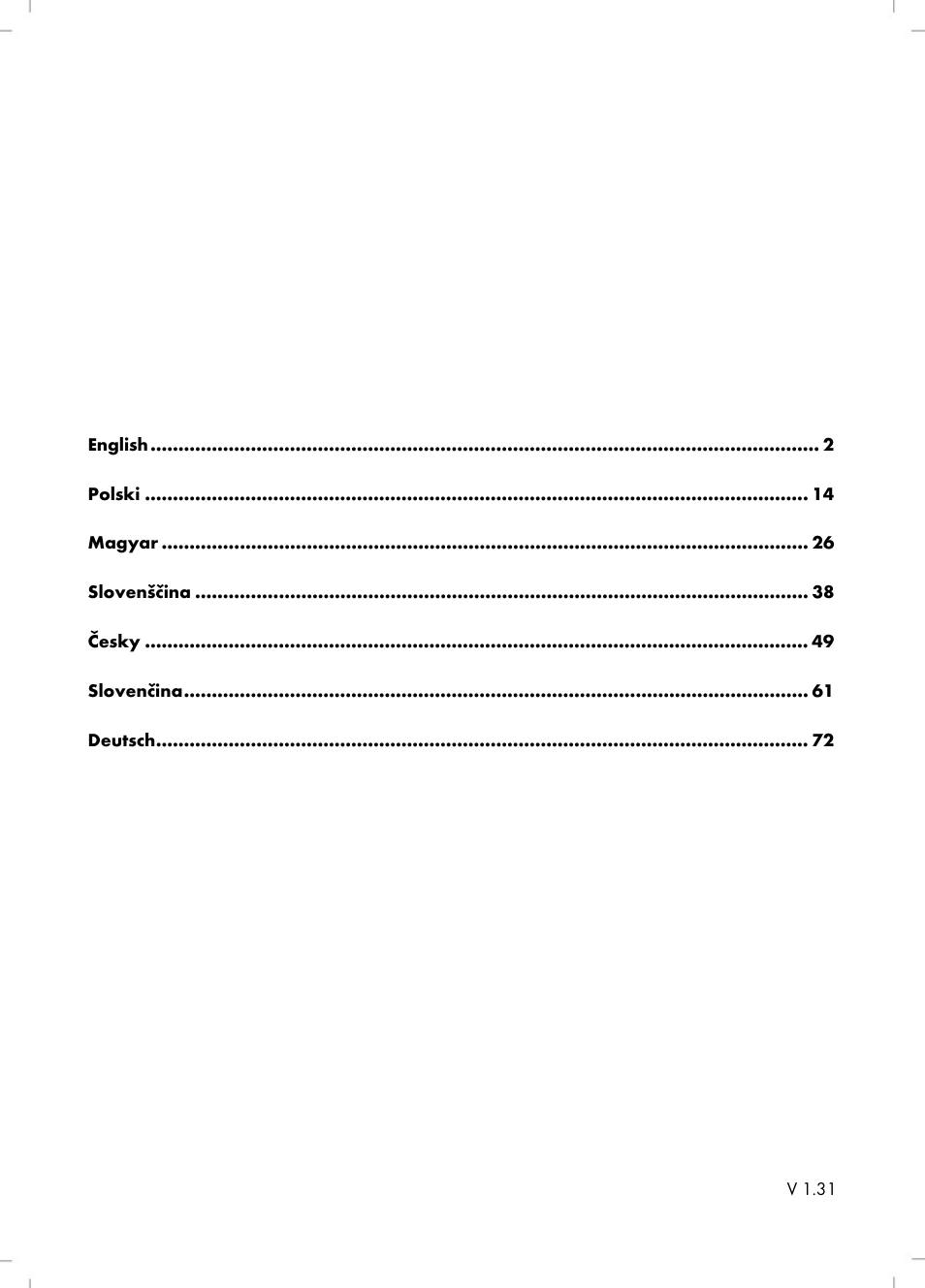 Livarno LLES B2 User Manual | Page 3 / 86