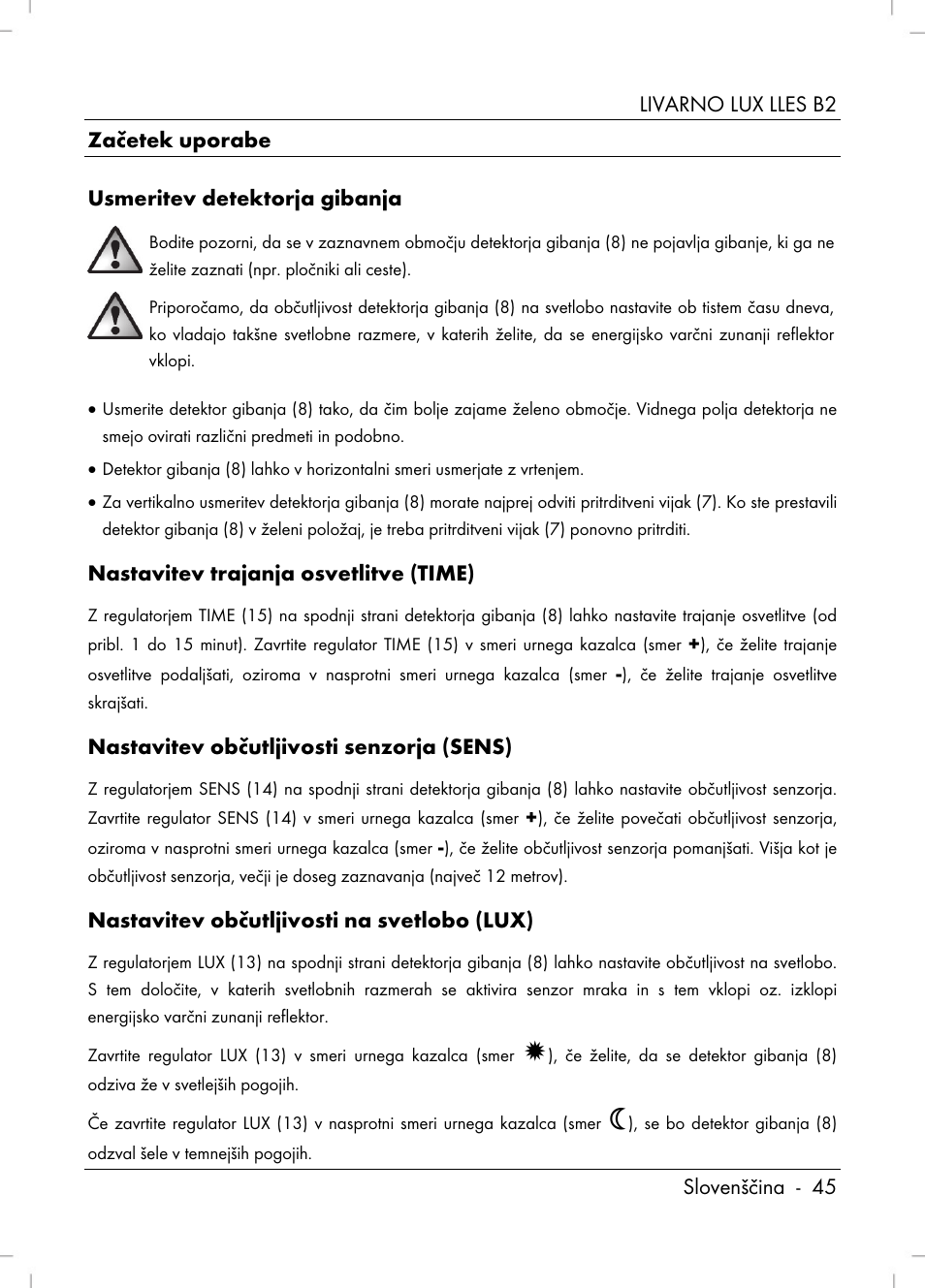 Livarno LLES B2 User Manual | Page 47 / 86