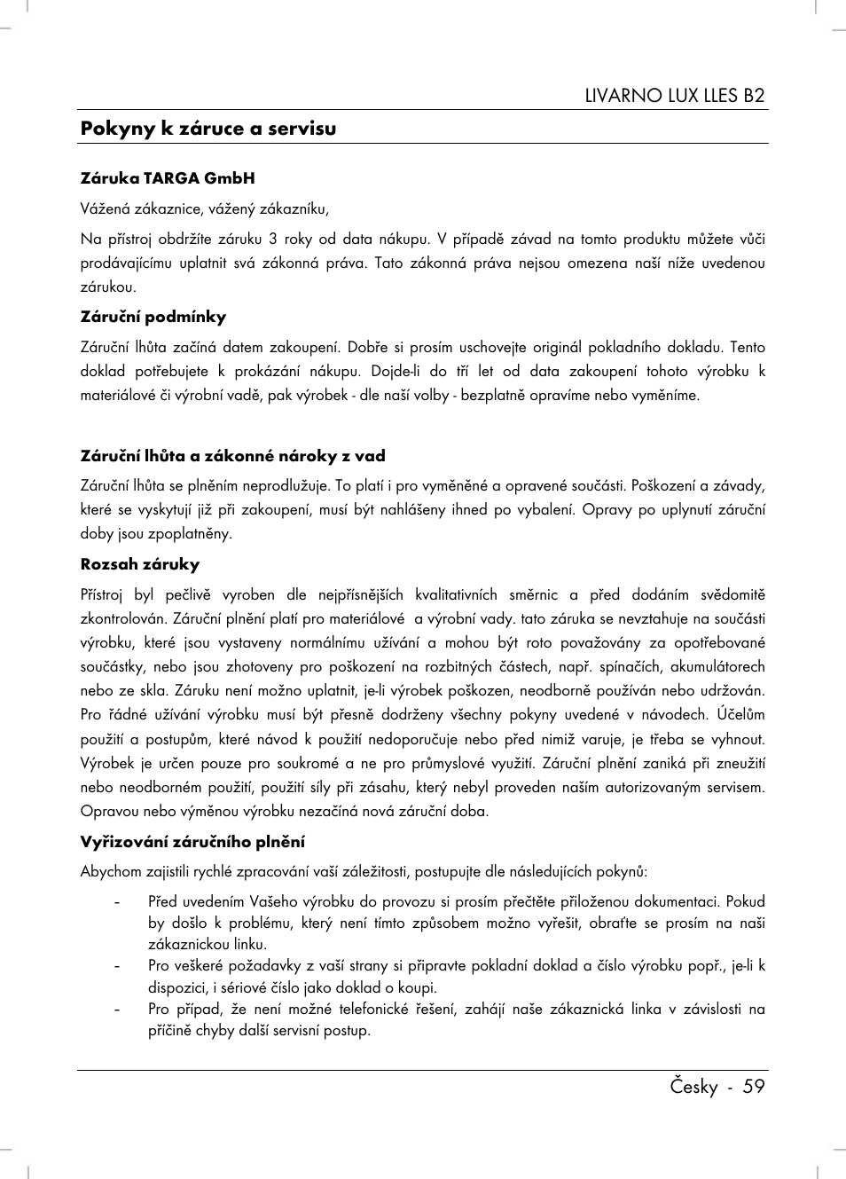 Livarno LLES B2 User Manual | Page 61 / 86