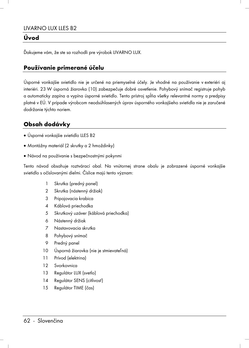 Livarno LLES B2 User Manual | Page 64 / 86