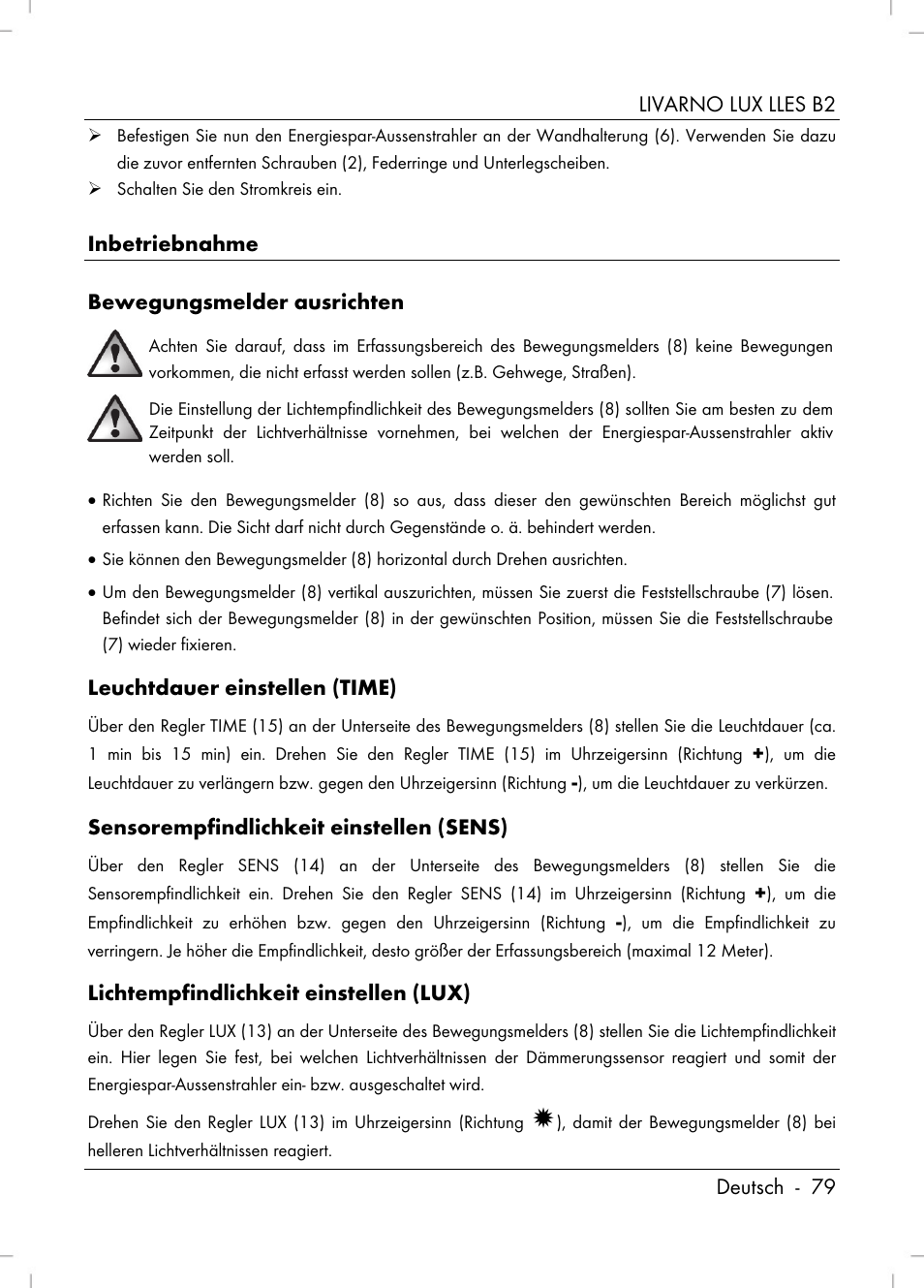 Livarno LLES B2 User Manual | Page 81 / 86