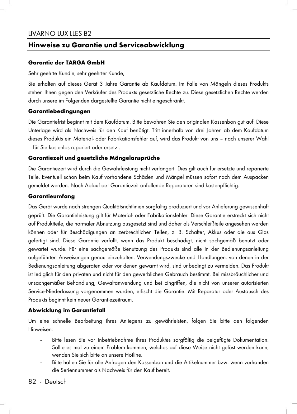 Livarno LLES B2 User Manual | Page 84 / 86