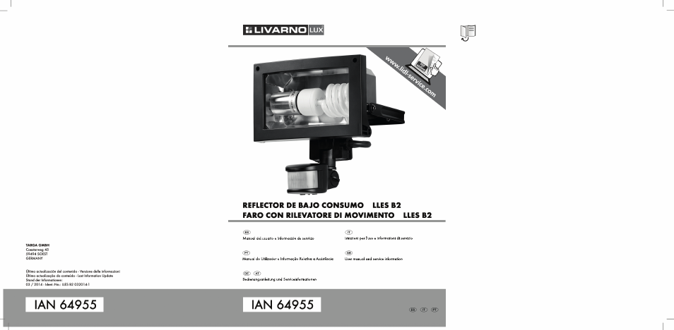 Livarno LLES B2 User Manual | 64 pages