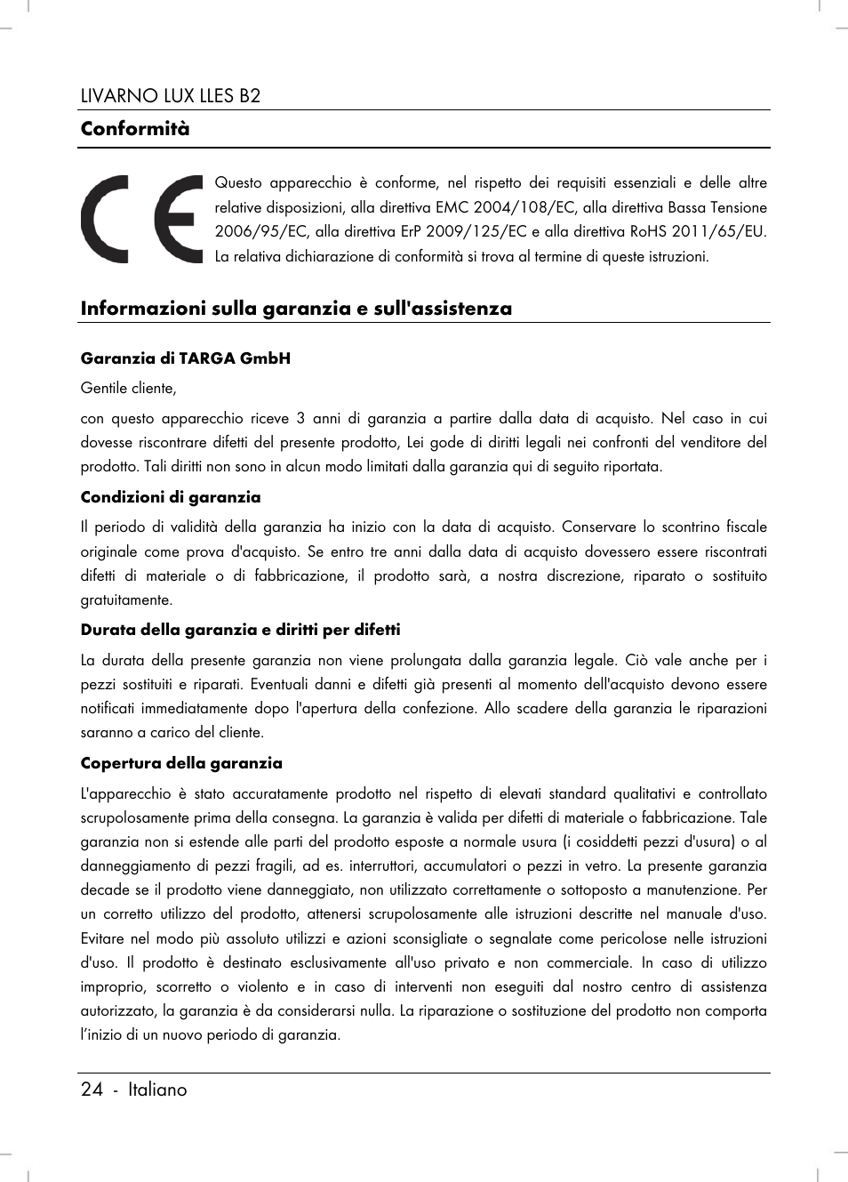 Livarno LLES B2 User Manual | Page 26 / 64