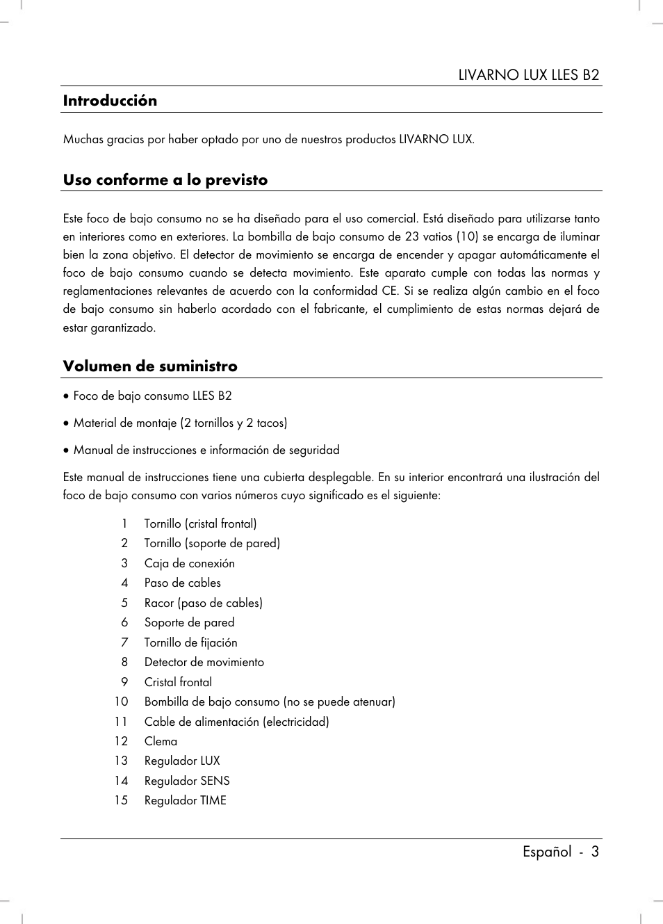 Livarno LLES B2 User Manual | Page 5 / 64