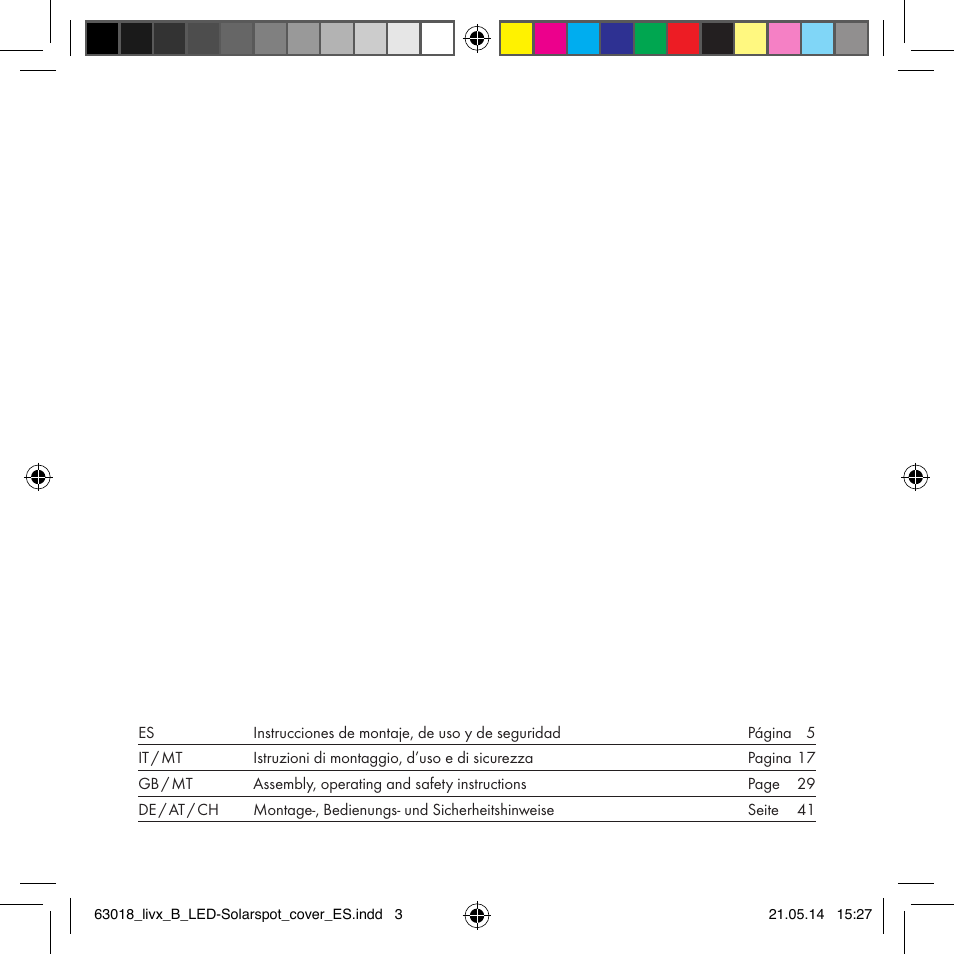 Livarno Z32102B User Manual | Page 2 / 53