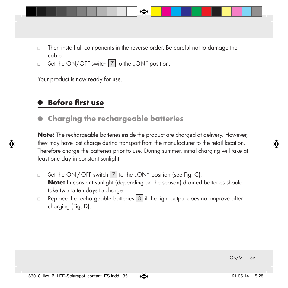 Livarno Z32102B User Manual | Page 35 / 53