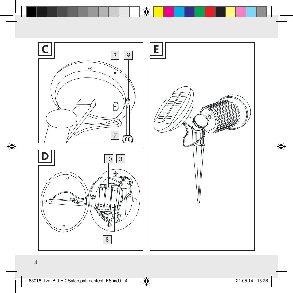 Ce d | Livarno Z32102B User Manual | Page 4 / 53