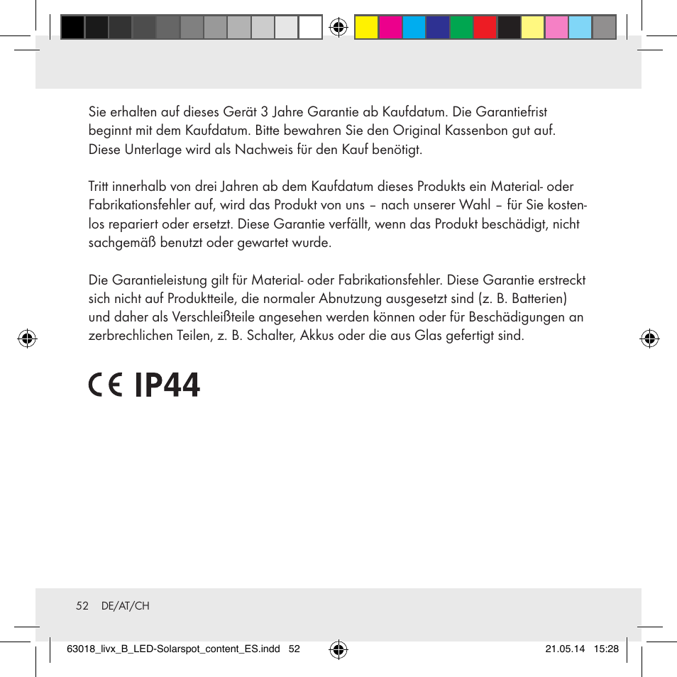 Livarno Z32102B User Manual | Page 52 / 53