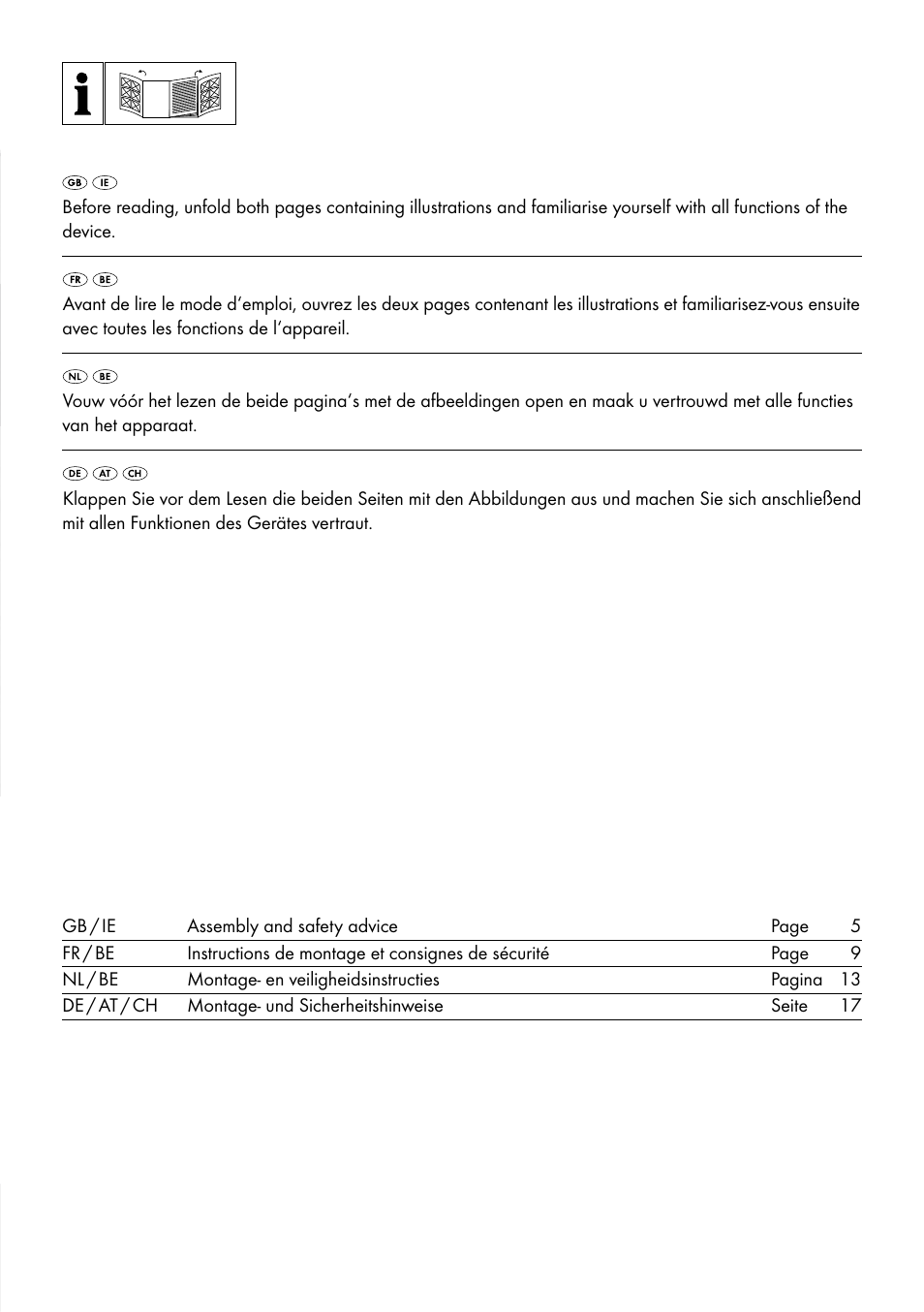 Livarno 3125-012L/3425-012L/ 3432-012L User Manual | Page 2 / 22