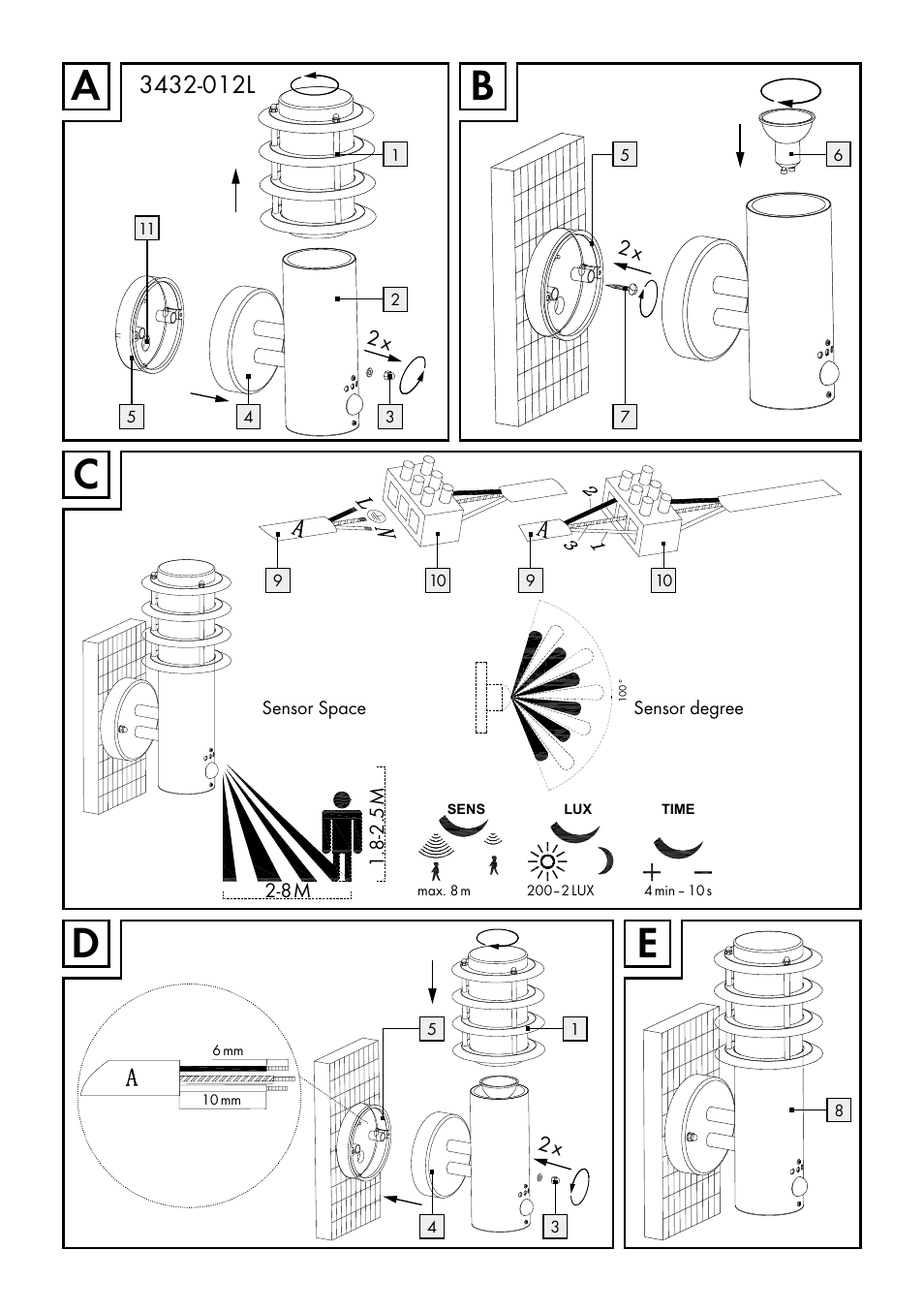 Ce d a | Livarno 3125-012L/3425-012L/ 3432-012L User Manual | Page 5 / 22