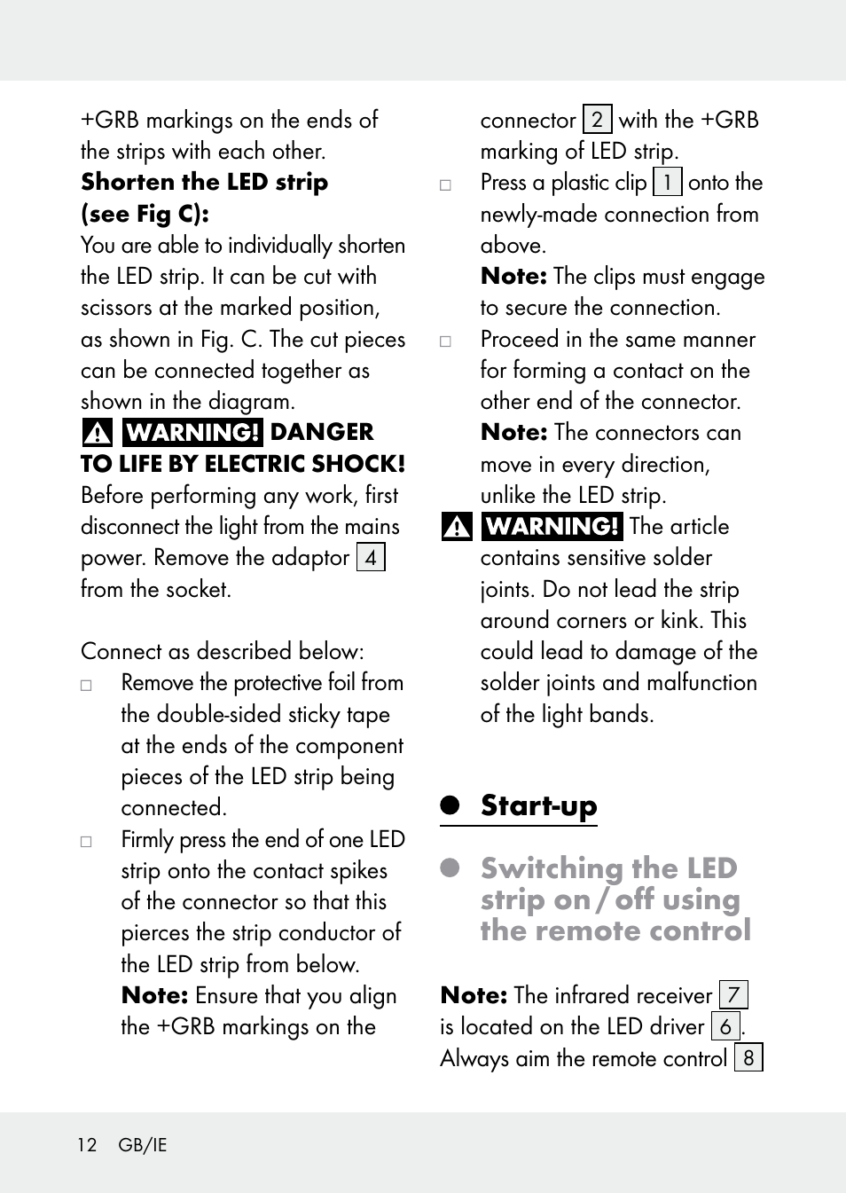 Livarno Z31228 User Manual | Page 12 / 80