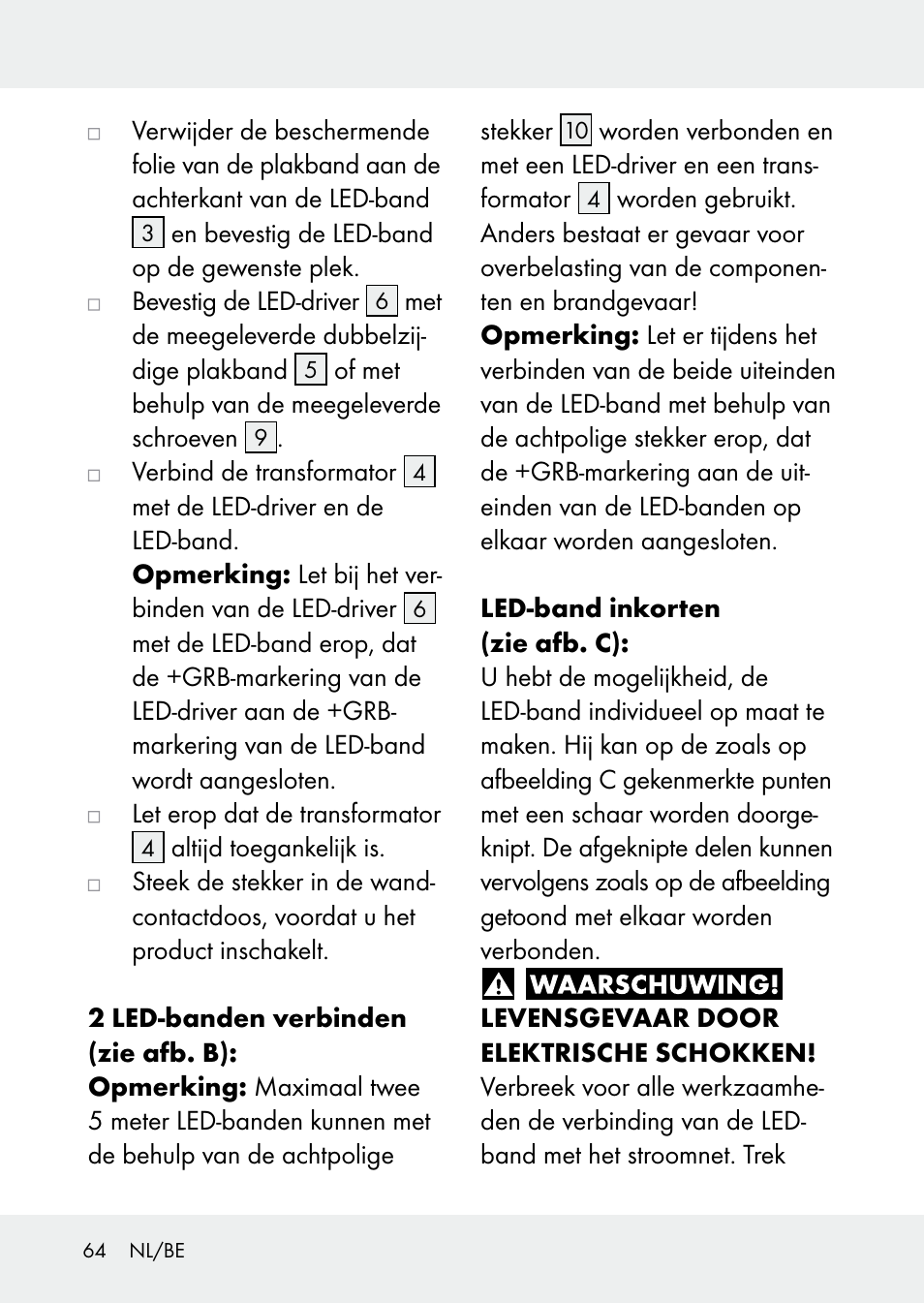 Livarno Z31228 User Manual | Page 64 / 80