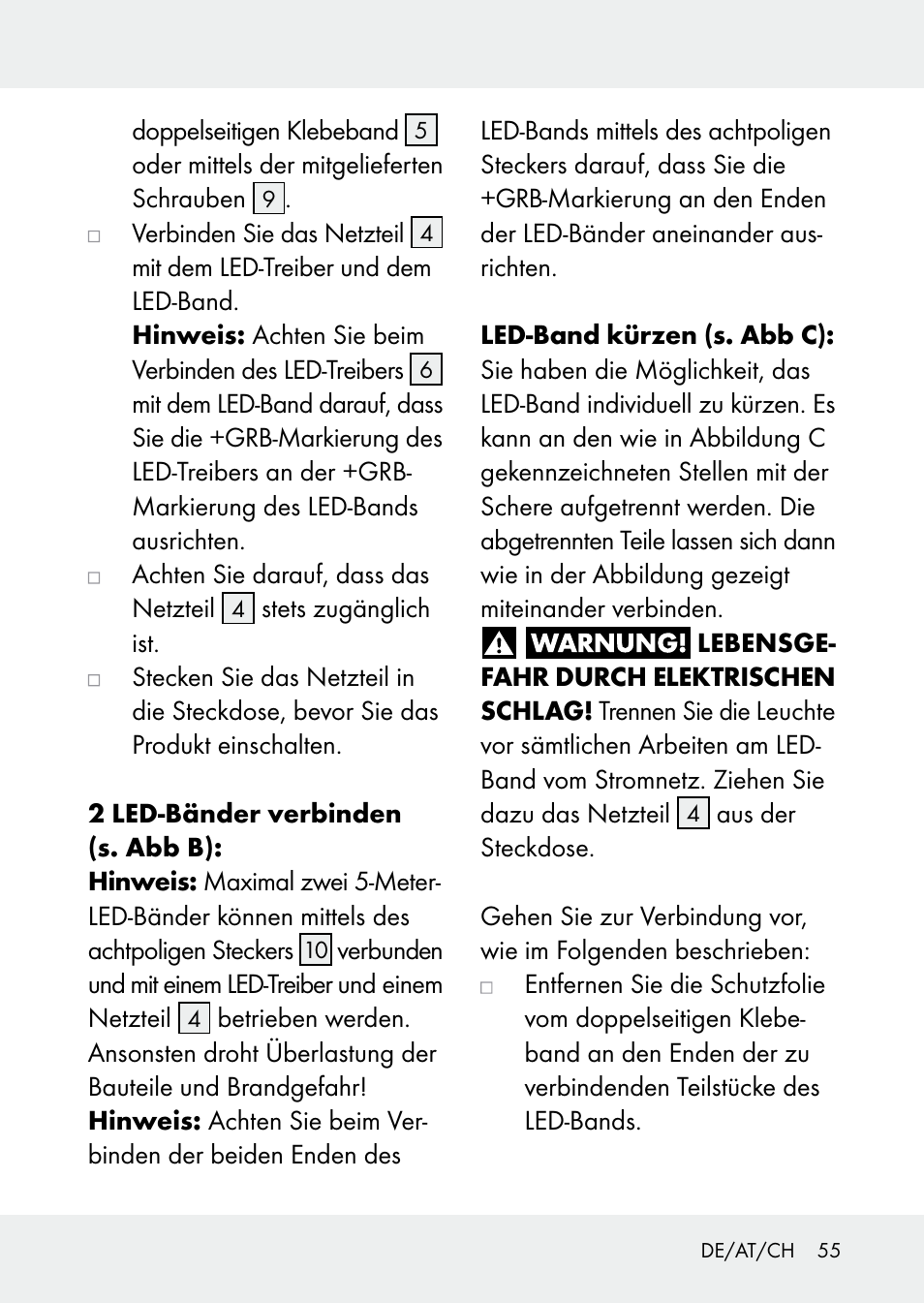 Livarno Z31228 User Manual | Page 55 / 60