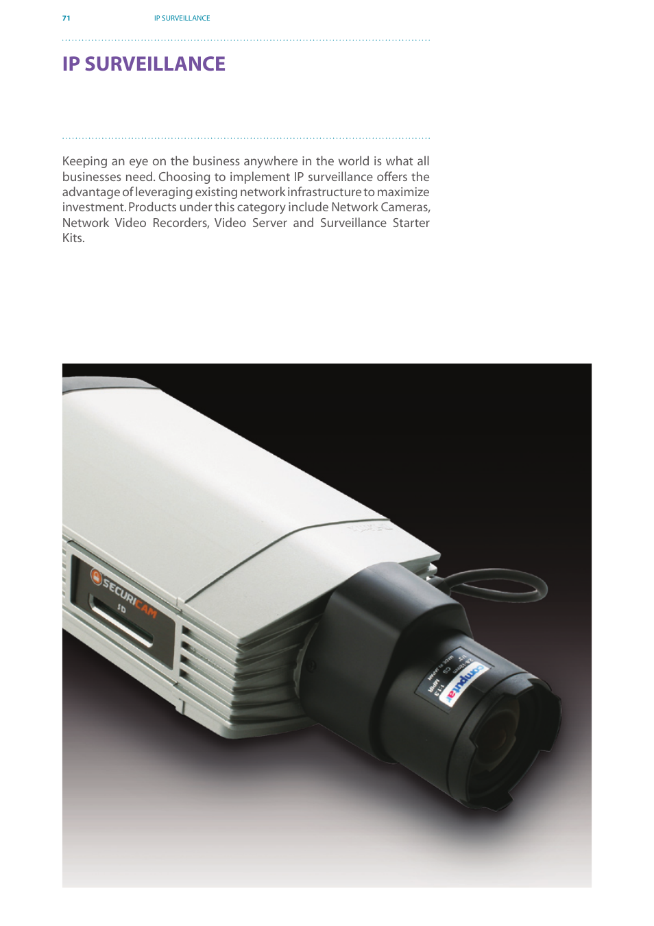 Bsbu-05-ip_surveillance-eu, Ip surveillance | D-Link DES-7200 User Manual | Page 73 / 100