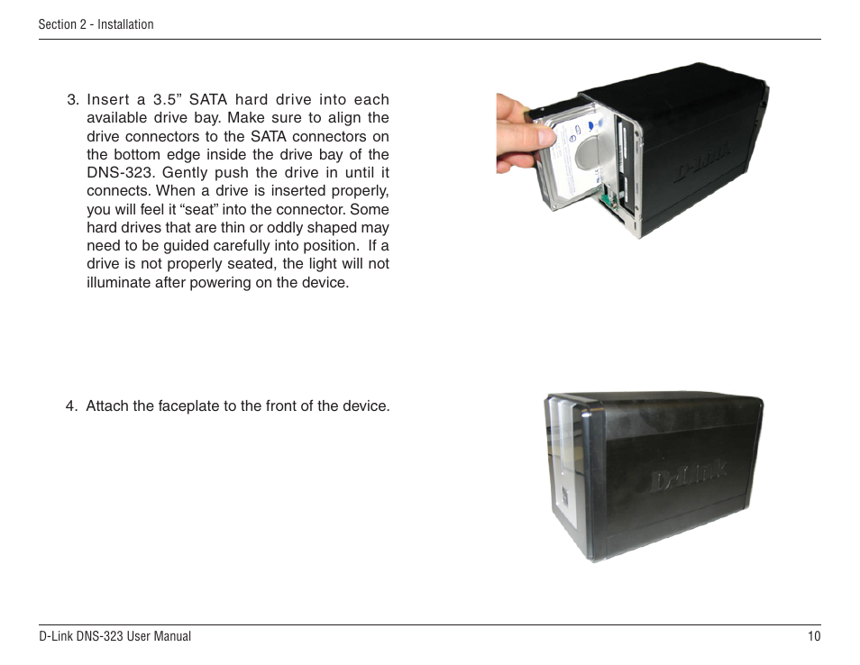 D-Link DNS-33 User Manual | Page 10 / 85